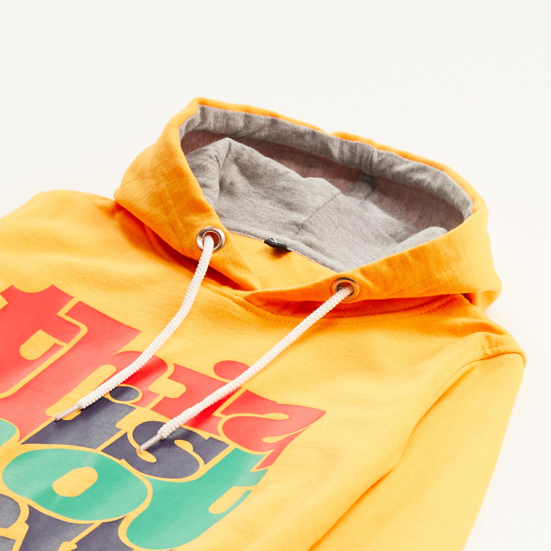 T2F Boy's Cotton Hooded Neck Sweat shirt (BYS-SS-01_Multicolor_9-10 Years_Yellow_9 Years-10 Years) 1