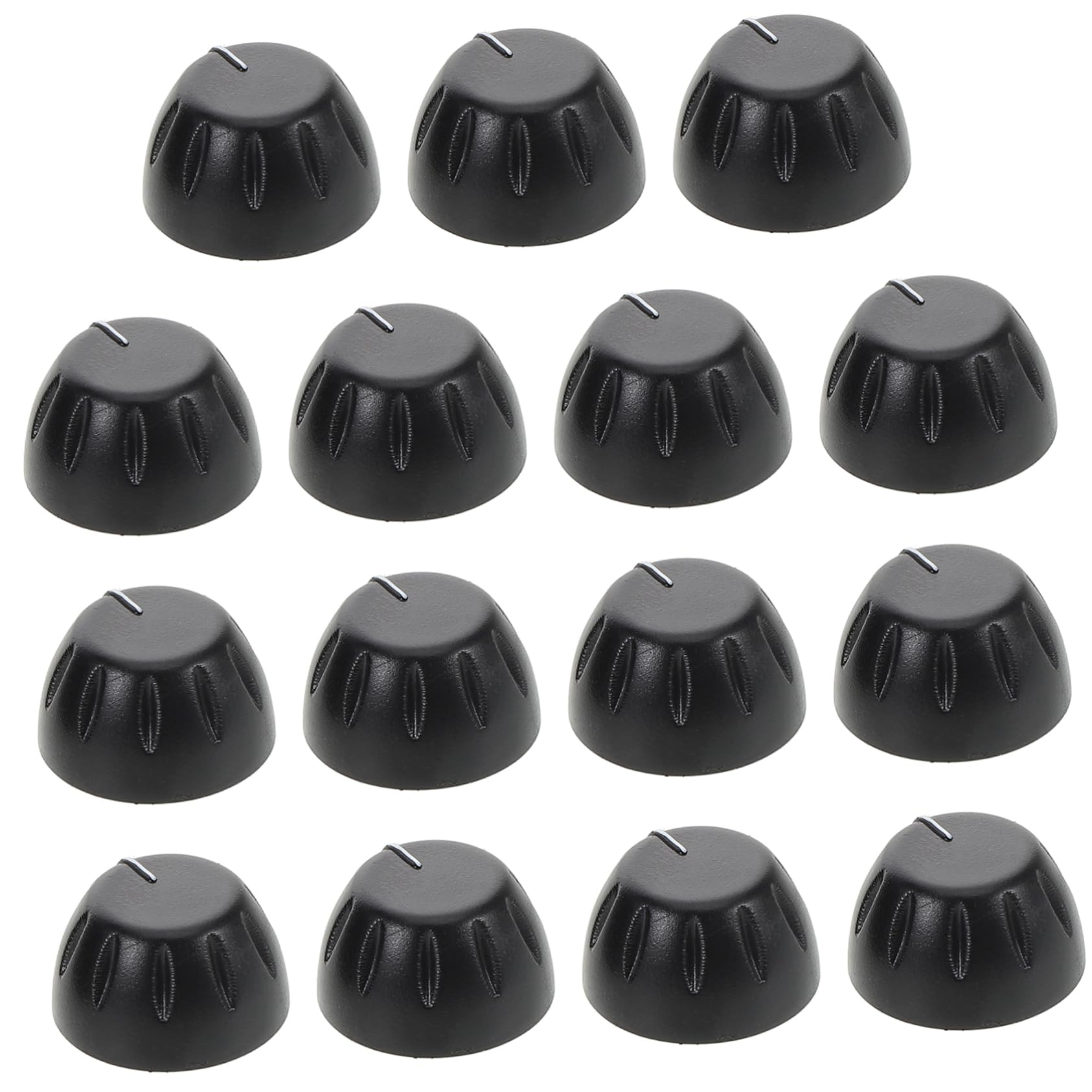 GOOHOCHY 15pcs Electric Guitar Volume Control Knobs Durable Plastic Knobs for Electric Guitar Accessories Wear Resistant and Easy to Install Stylish Design