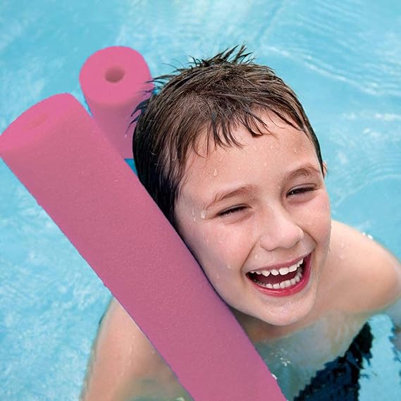 Pool Noodles, 60 Inch Hollow Foam Pool Swim Noodles, 2 PCS