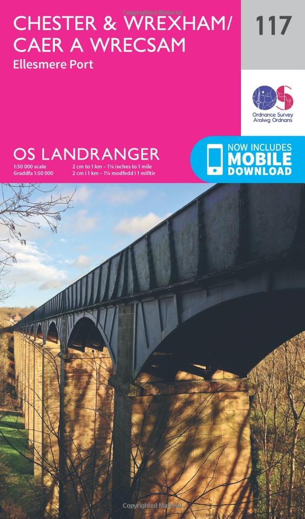 Chester & Wrexham, Ellesmere Port: 117 (OS Landranger Map)