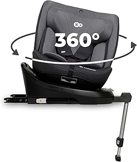 Kinderkraft I-360 Baby Car Seat, I-Size 40-150 cm, 0 to 36 kg, Gray