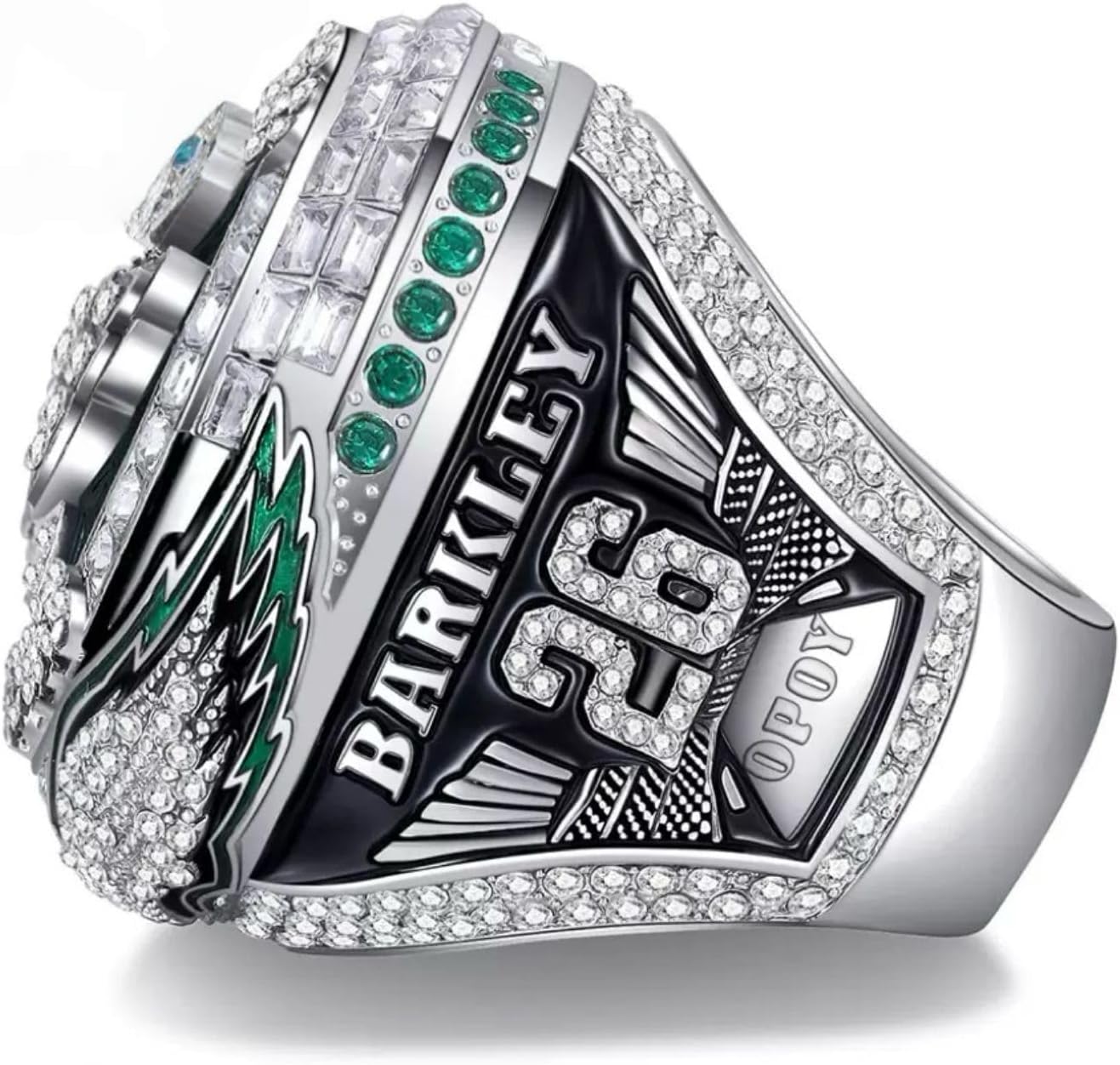 2025 No. 26 Championship Ring Replica for Fans – Stylish, Durable, Perfect Collectible Gift for Men & Fathers, Comes with Wooden Box