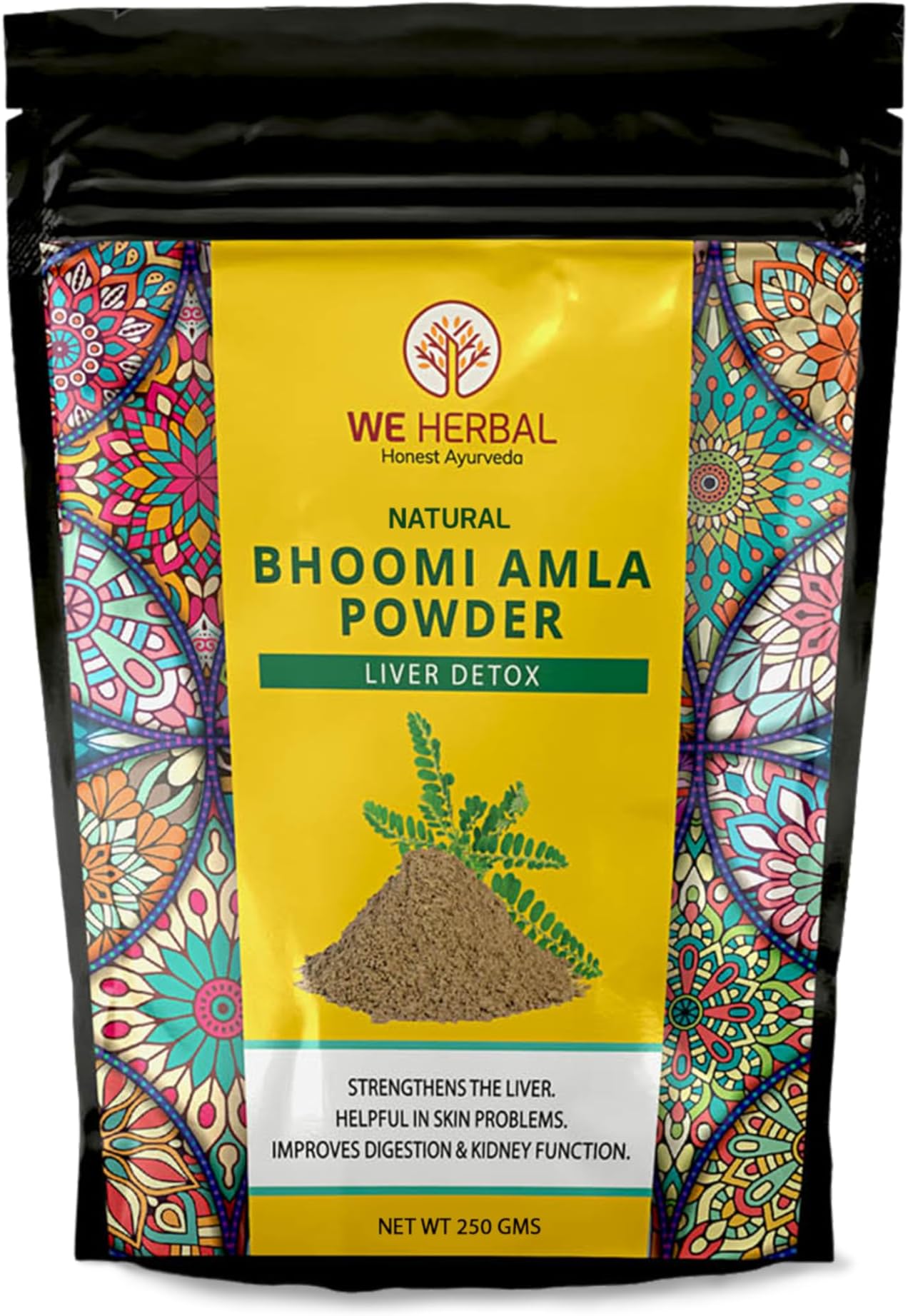 Bhumi Amla Powder 500g, Organic Herbal Liver Cleanse & Detox, Natural Kidney Support, Digestion Aid, Fatty Liver Care, Acidity Relief & Immunity Booster, Pure Ayurvedic Wellness Supplement