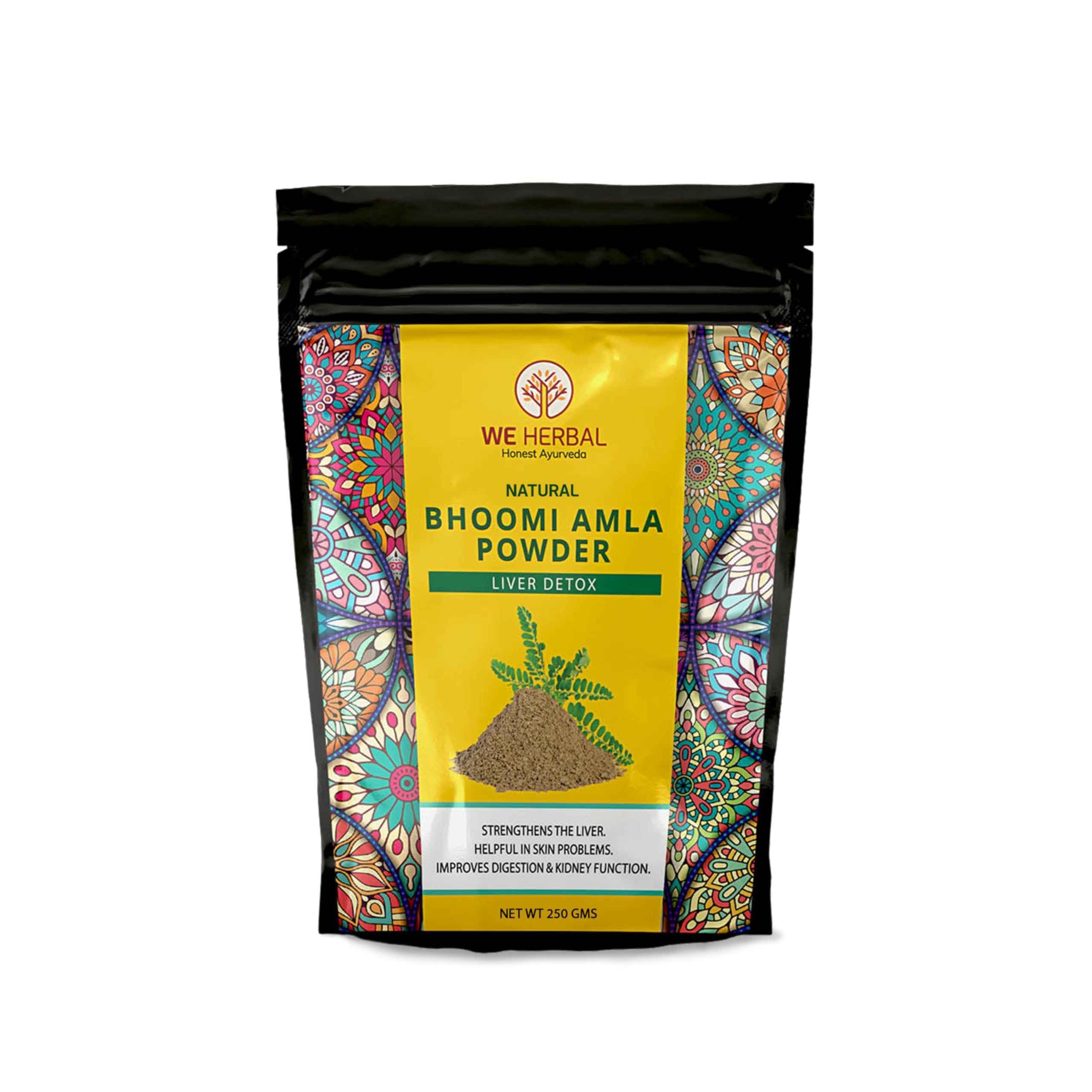 WE HERBAL Natural Bhumi Amla Powder Pure Ingredient Extract For Healthy Liver Functioning, Improve digestion And kidney function (500)