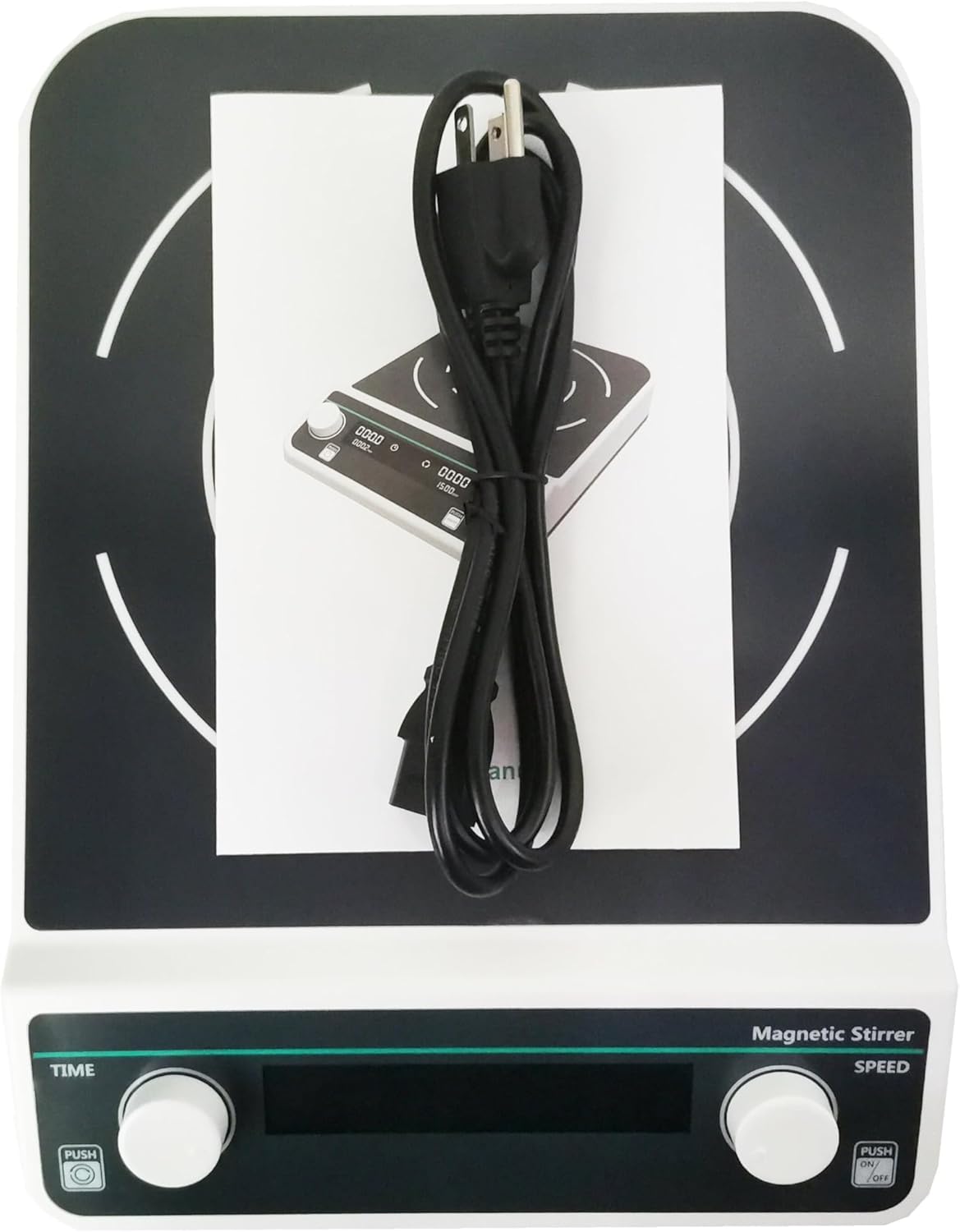 30L Magnetic Stirrer Digital Magnetic Mixer with Max Stirring Volume 30L Speed 50 to 1300rpm Accuracy ±10rpm/min Plate Size 260MM Brushless Motor