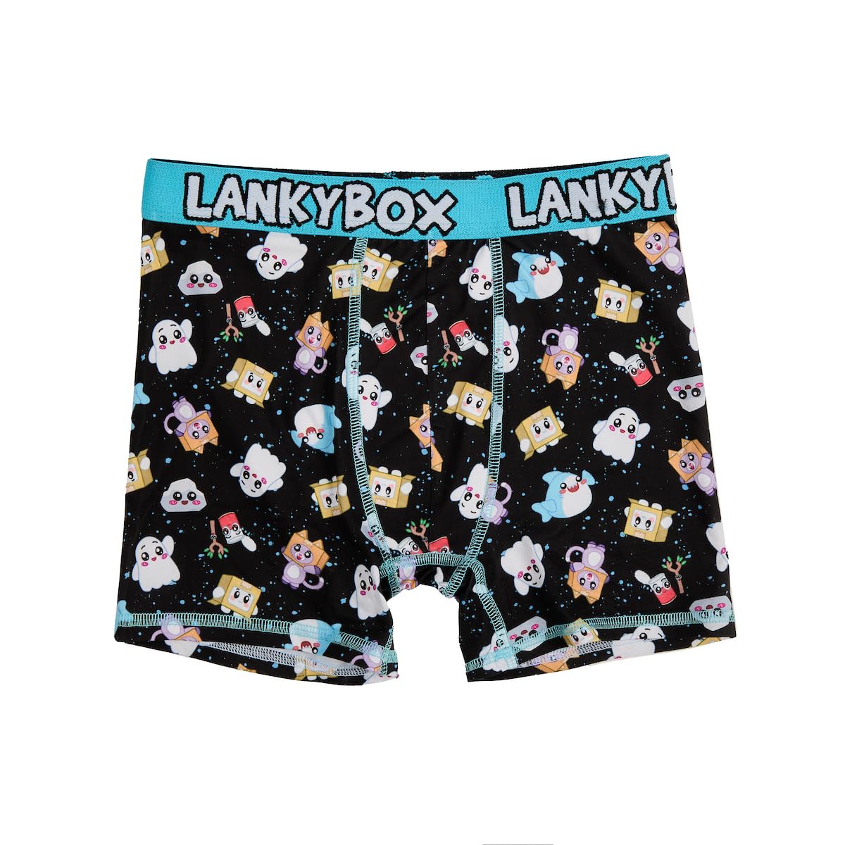 Bioworld LankyBox Jungen Boxershorts, All-Over-Charakter-Drucke, 5er-Pack