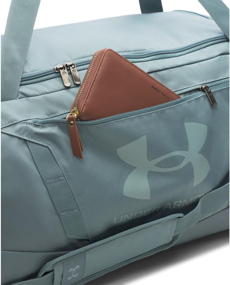 Under Armour Unisex Undeniable 5.0 Duffle, (587) Jasper Blue/Jasper Blue/Serpentine, One Size Fits Most - Image 6