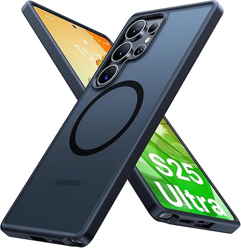 Miniatura 19 de TORRAS - Funda protectora magnética para Samsung Galaxy S23 6.1 pulgadas, prueba de caídas de grado militar, apta para MagSafe, parte trasera Negro