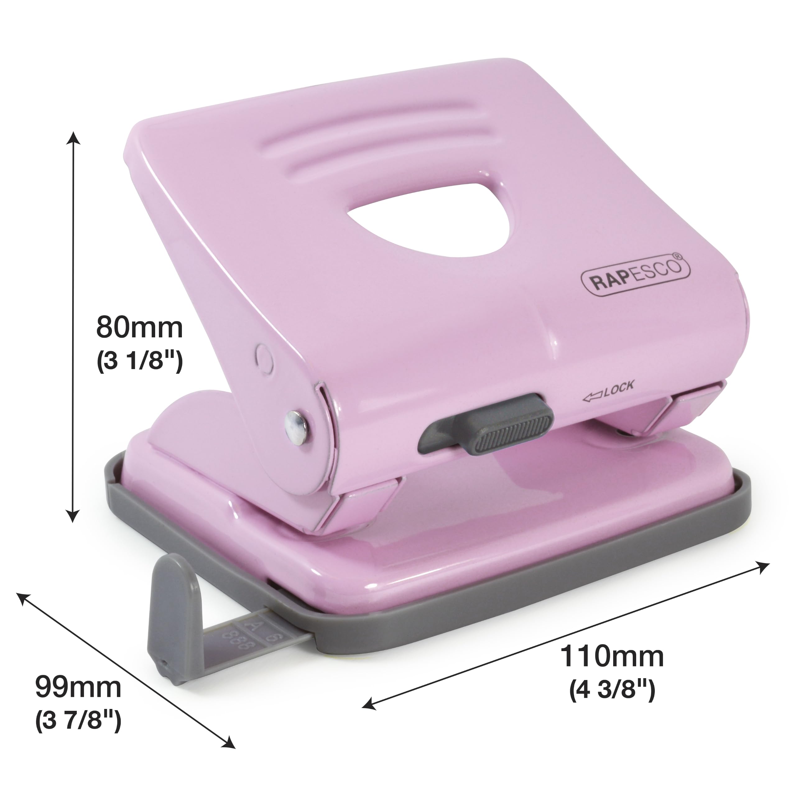 Amazon.com: Rapesco 1358 2-Hole Metal Punch, 25 Sheet Capacity