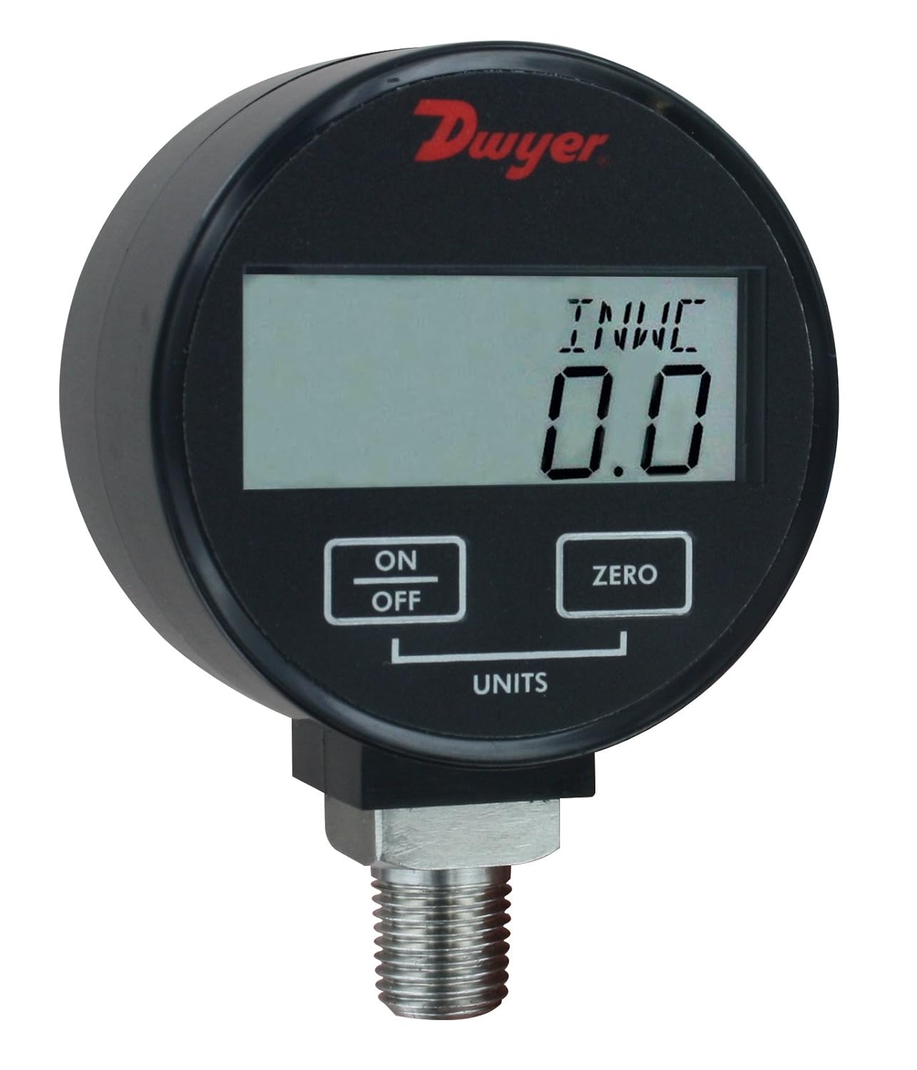 Dwyer® Digital Pressure Gage, DPGW08, 1 Accuracy, Compatible Liquids