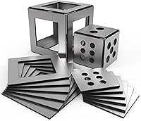 WelderElite 12-Piece 17 Gauge Steel Welding Practice Coupons Kit - Laser-Cut for MIG TIG Arc Training