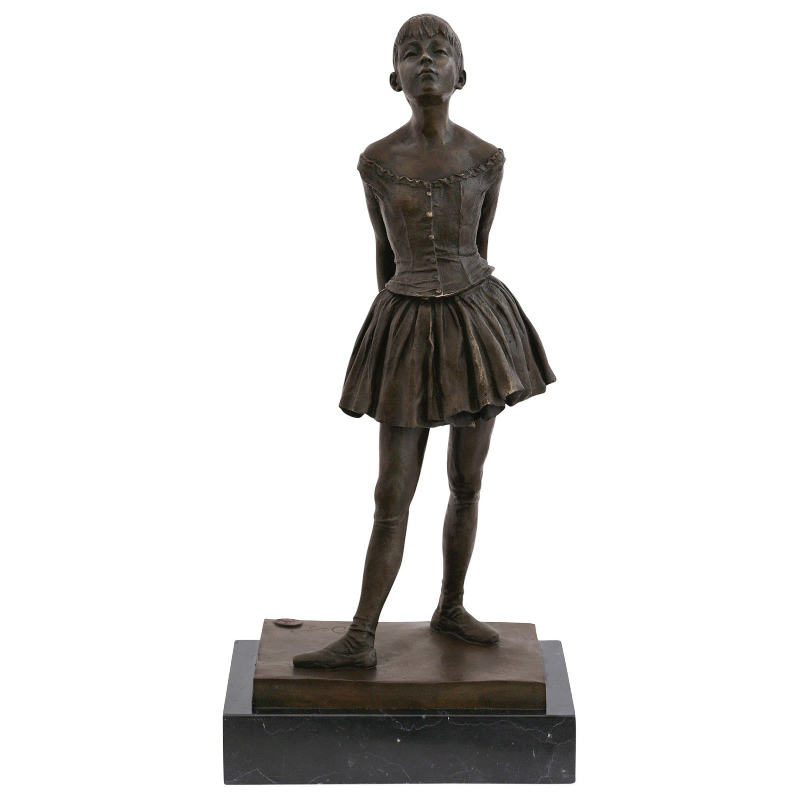 Figurka z brązu baletowa tancerka klasyczny taniec repro statuetka z brązu rzeźba statuetka balerina 40 cm