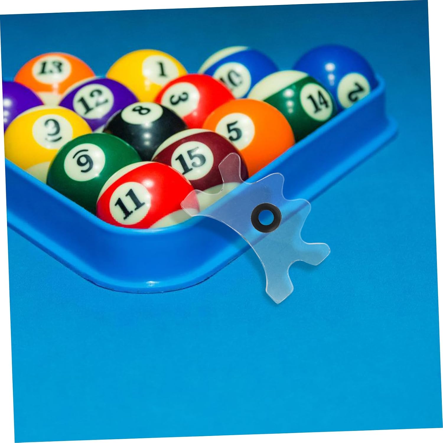 Toddmomy Acrylic Billiard Cue Holder Stand Rack Pool Table Accessories Freestanding Billiard Cue Placement Rack