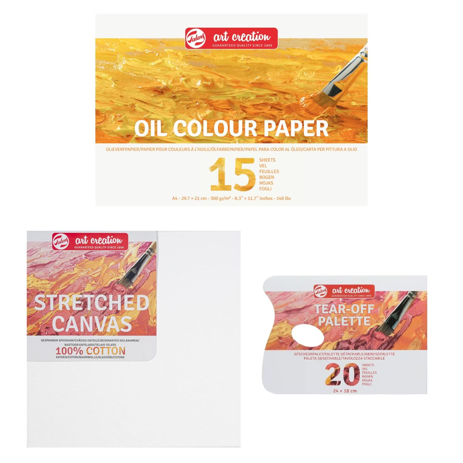 Ölfarben Set für Anfänger Cobra Study wasservermischbar 12 x 20 ml