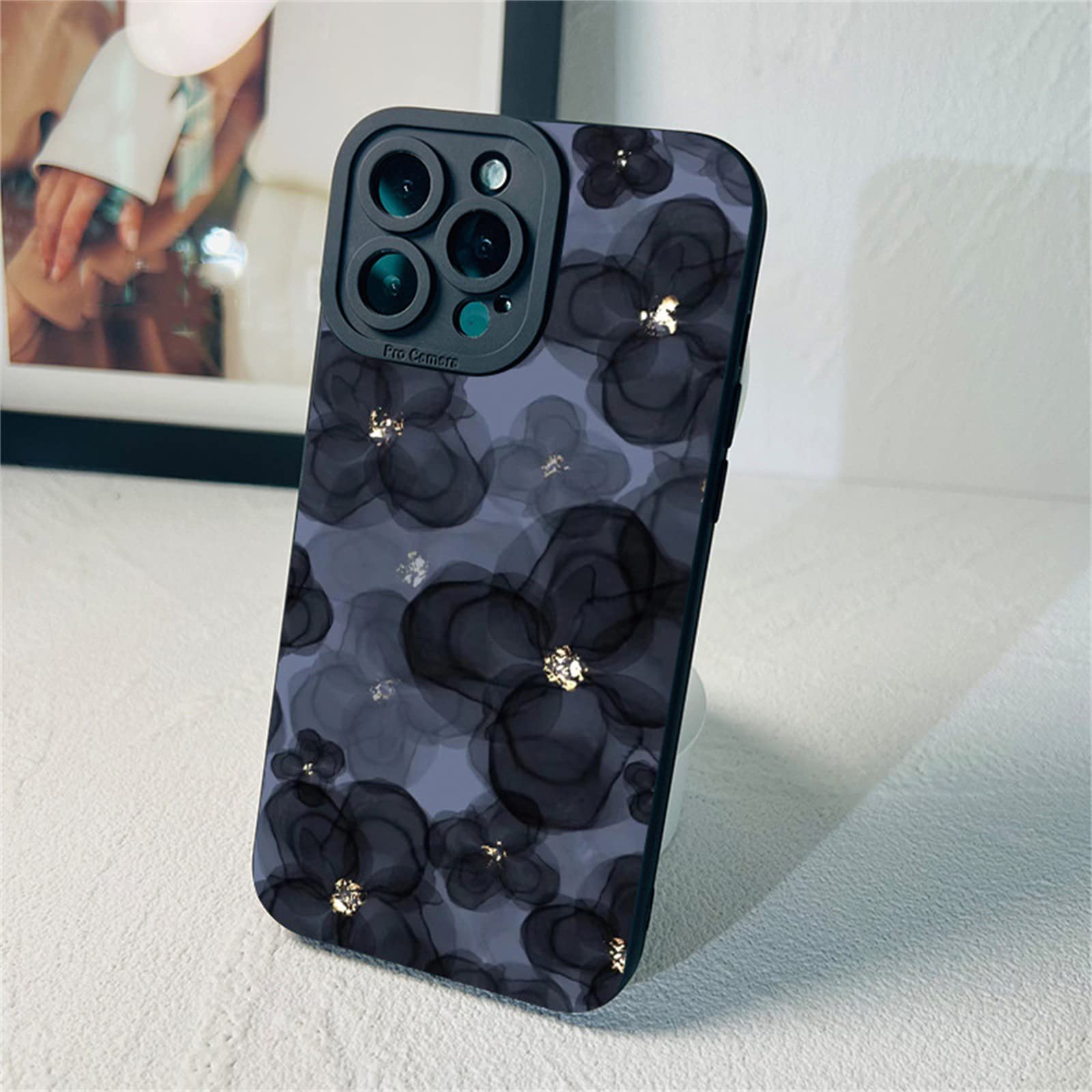 Amazon.co.jp: ケースiPhone 14 Pro Maxのスマホケースの可愛い花の 