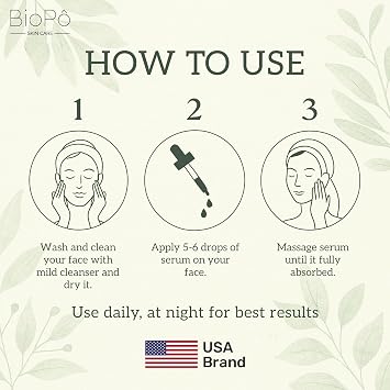 Retinol Serum Brightens Skin Tone, Evens Complexion, Smooths Fine Lines, Reduces Dark Circles, Lightweight Face Serum for All Skin Types, 30 ml