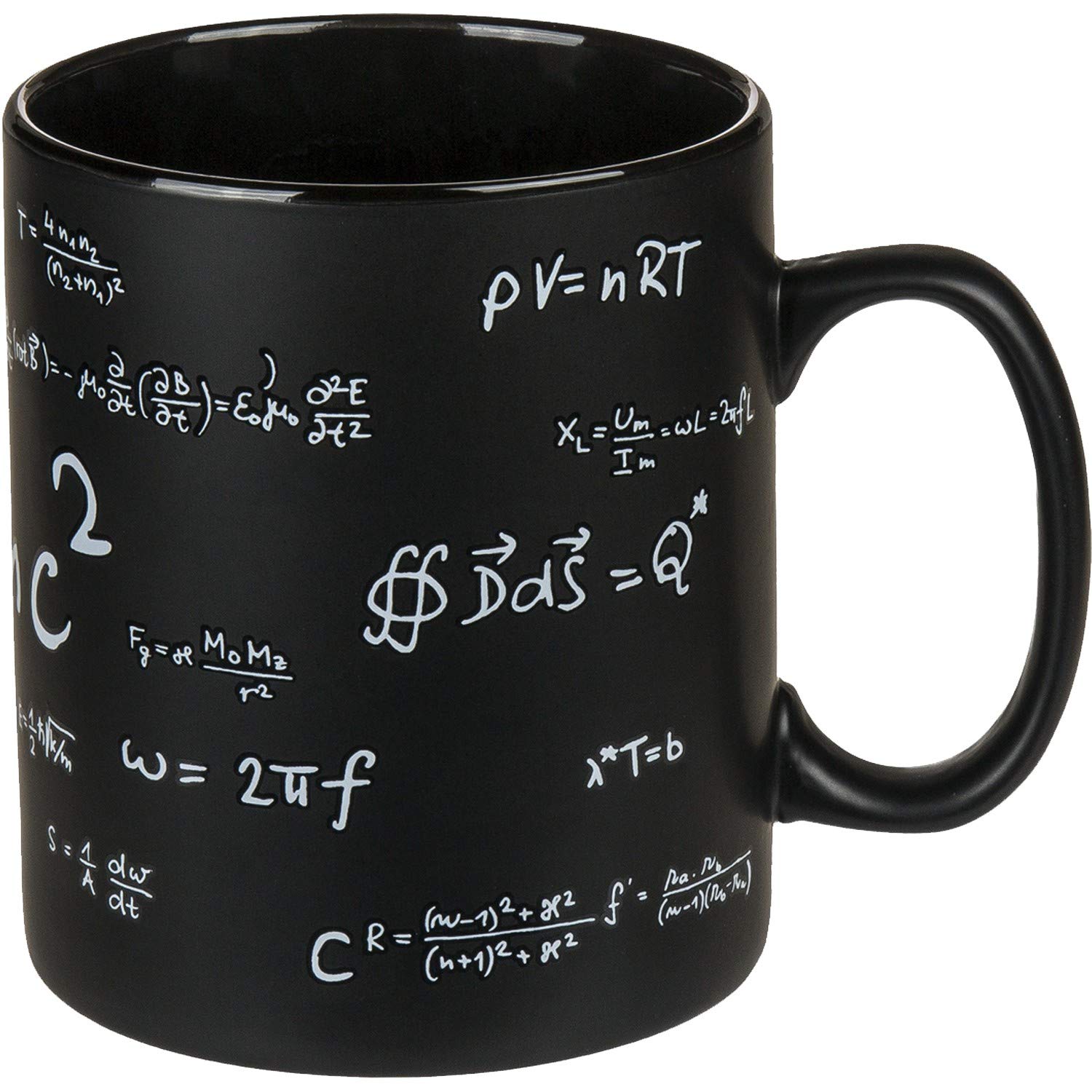 ootb Coffee Mug, Porcelain, Black, 1 Piece (Pack of 1)