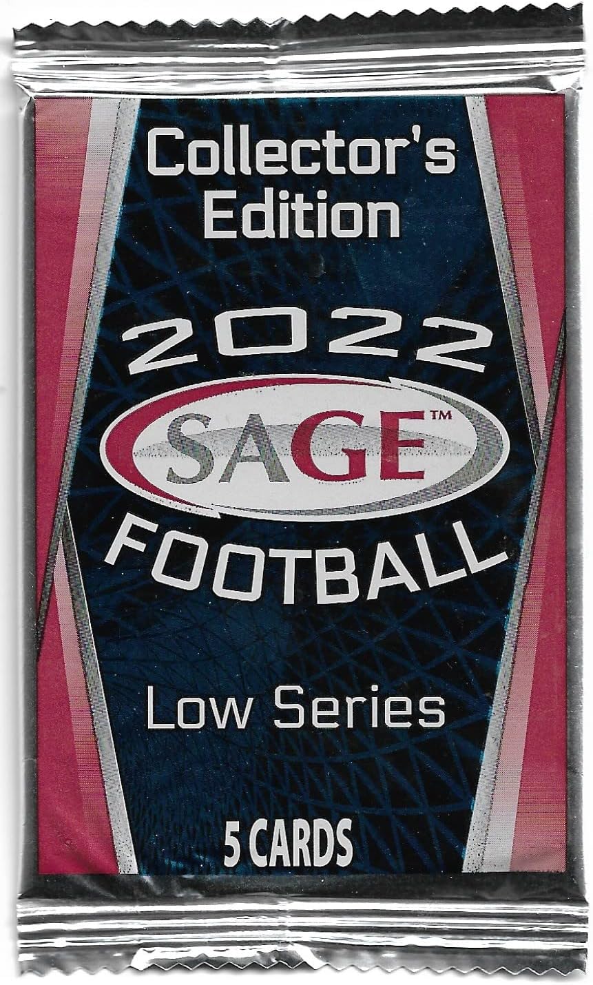 2022 SAGE Hit LOW SERIES Football Trading Card Pack (CT05