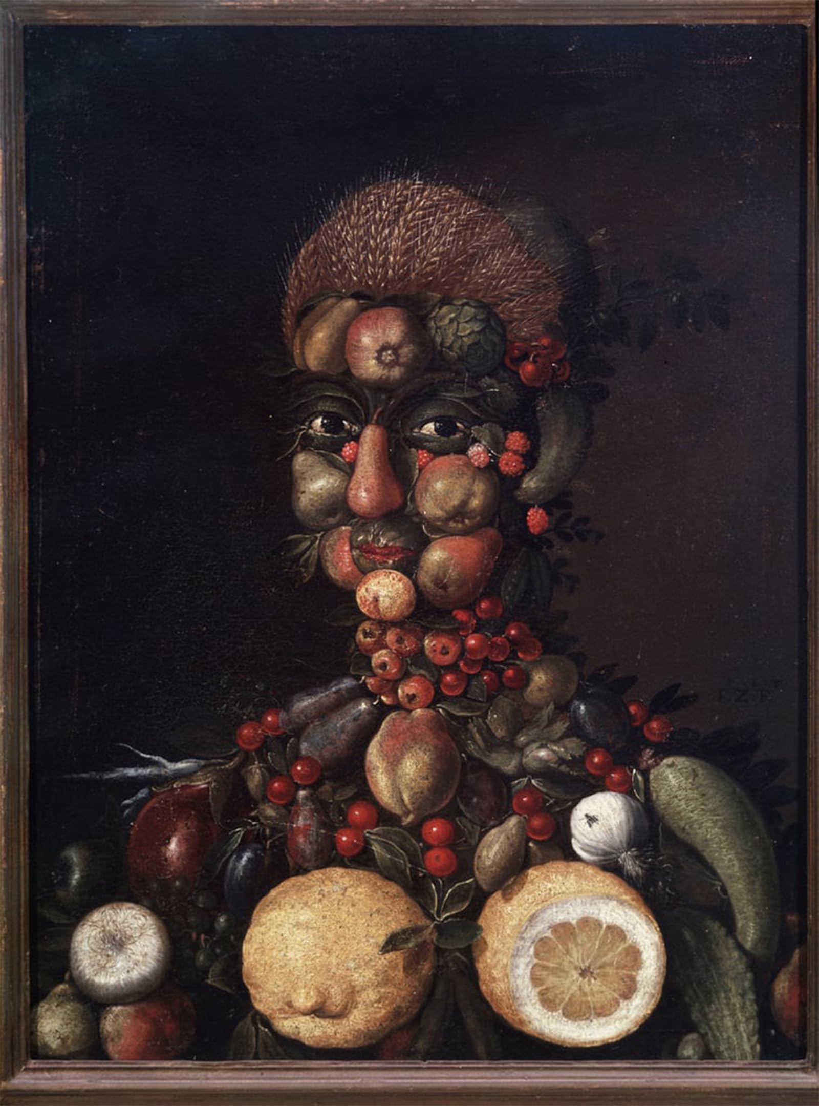 POSTERIIk Famous Print Pop Art Wall Art Graffiti Human Figure Made of Fruits and Vegetables Painting by Giuseppe Arcimboldo Art Prints for Home Decor 60x90cm
