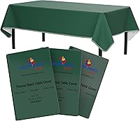 Vista 38 de Manteles de vinilo con reverso de franela, color sólido, calidad premium, impermeables., Plástico, Blanco