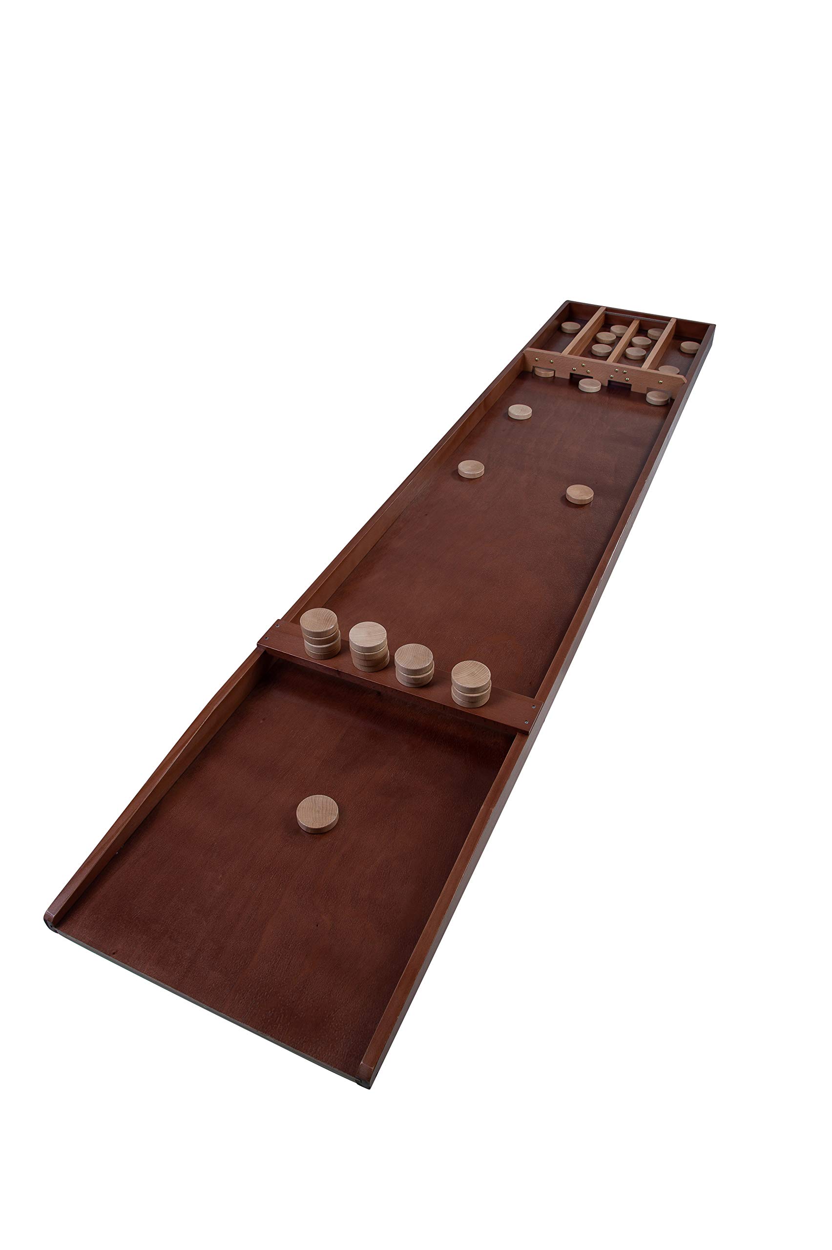 Engelhart -Billard hollandais - Jeu de palets en Bois de hêtre de Luxe - 30 palets - 200 cm x 41 cm x 7 cm
