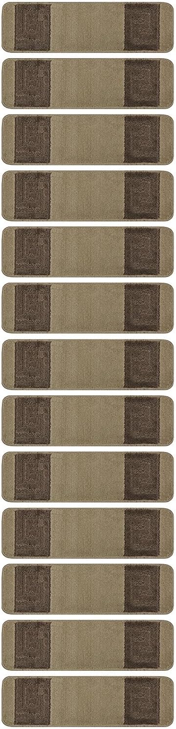 🔥 Cashback up to 70% Millenium Stair Tread Treads Greek Key Design Indoor Skid Slip Resistant Carpet Stair Tread Treads Greek Key Design Machine Washable 8 ½ inch x 30 inch (Set of 13, Meander Beige) Greatest Product Millenium Stair Tread Treads Greek Key Design Indoor Skid Slip Resistant Carpet Stair Tread Treads Greek Key Design Machine Washable 8 ½ inch x 30 inch (Set of 13, Meander Beige)