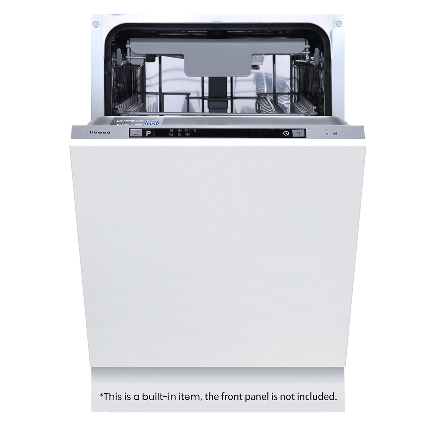 HV523E15UK 10 Places Slimline Fully Integrated Dishwasher White with 30 Minutes Quick Wash [Energy Class E]