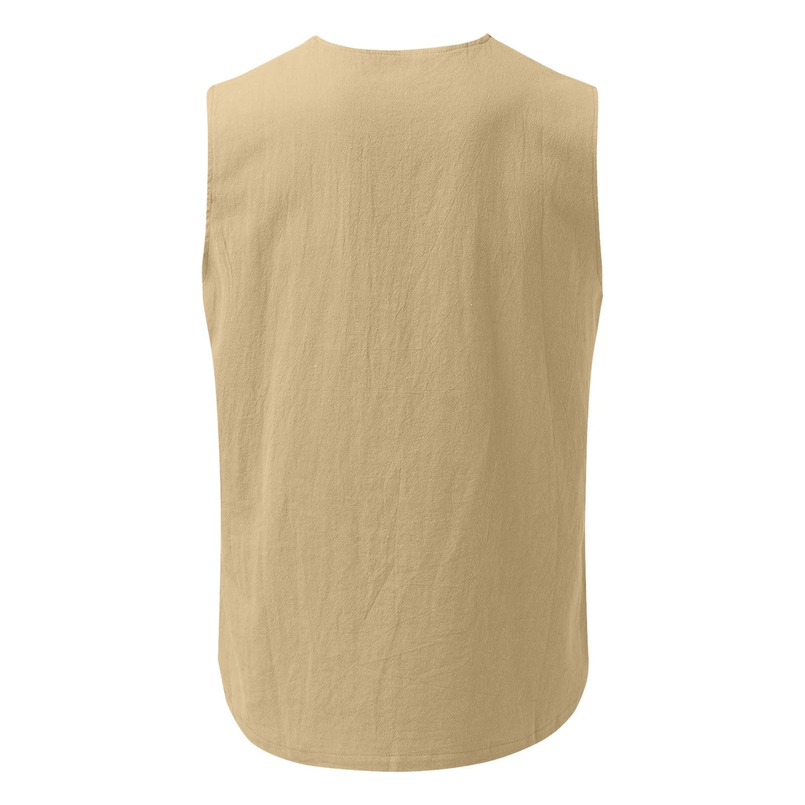 Jersey para hombre de gran tamaño, camiseta de tirantes para verano, cuello redondo, sin mangas, ropa de calle festiva, camiseta ligera transpirable, moda de verano, camiseta interior básica