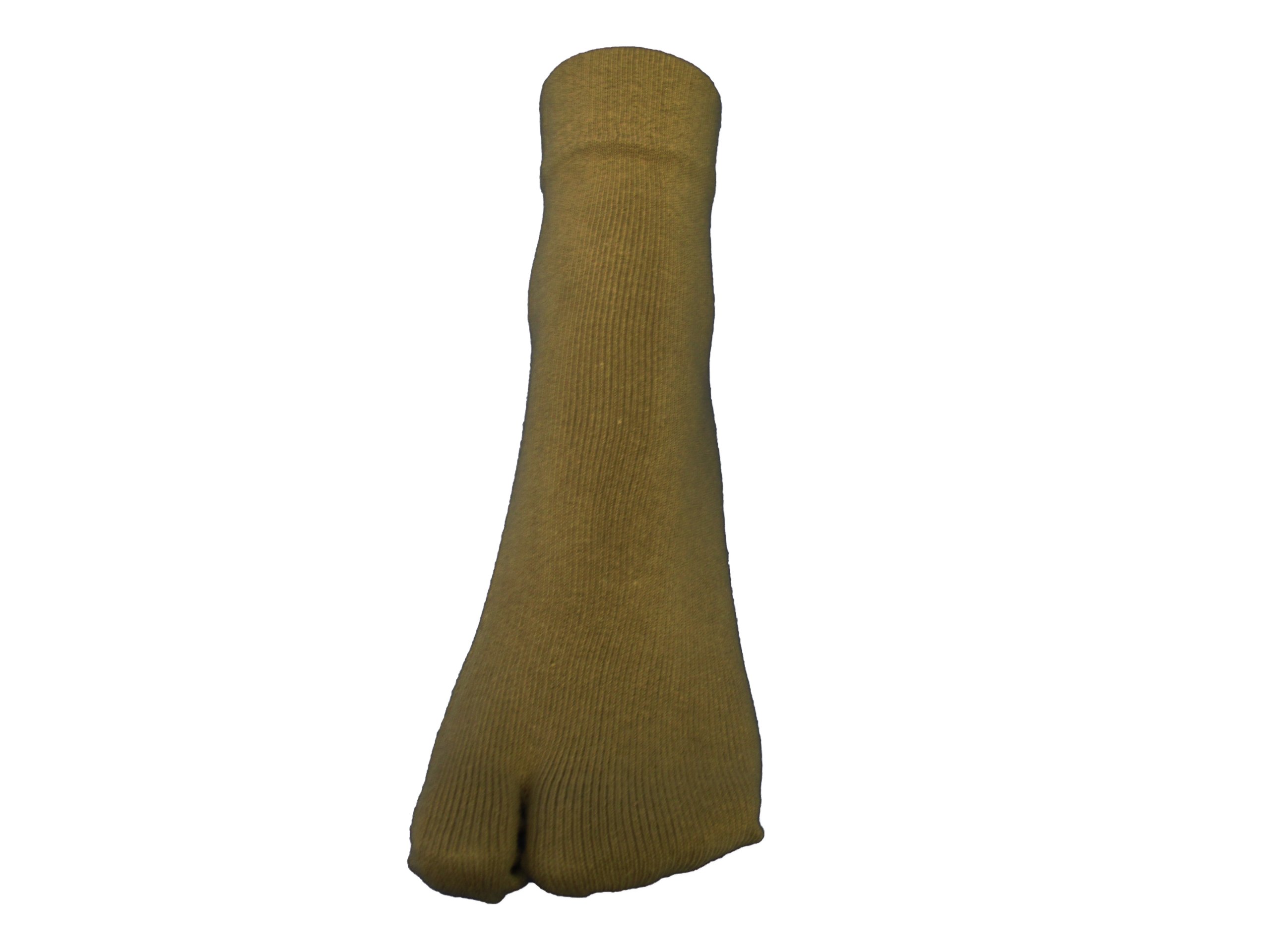 COUVER Women's Taupe Yoga, Split Toed socks(Ankle high), Tabi Big Toe Socks