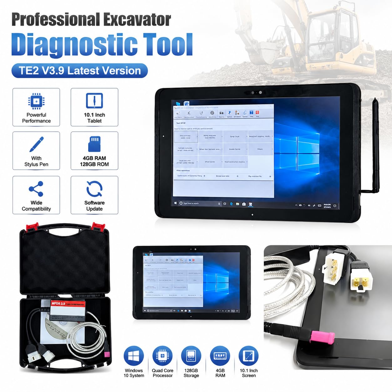Excavator Diagnostic Tool DR.ZX Palm TE2 Version V3.9 Latest