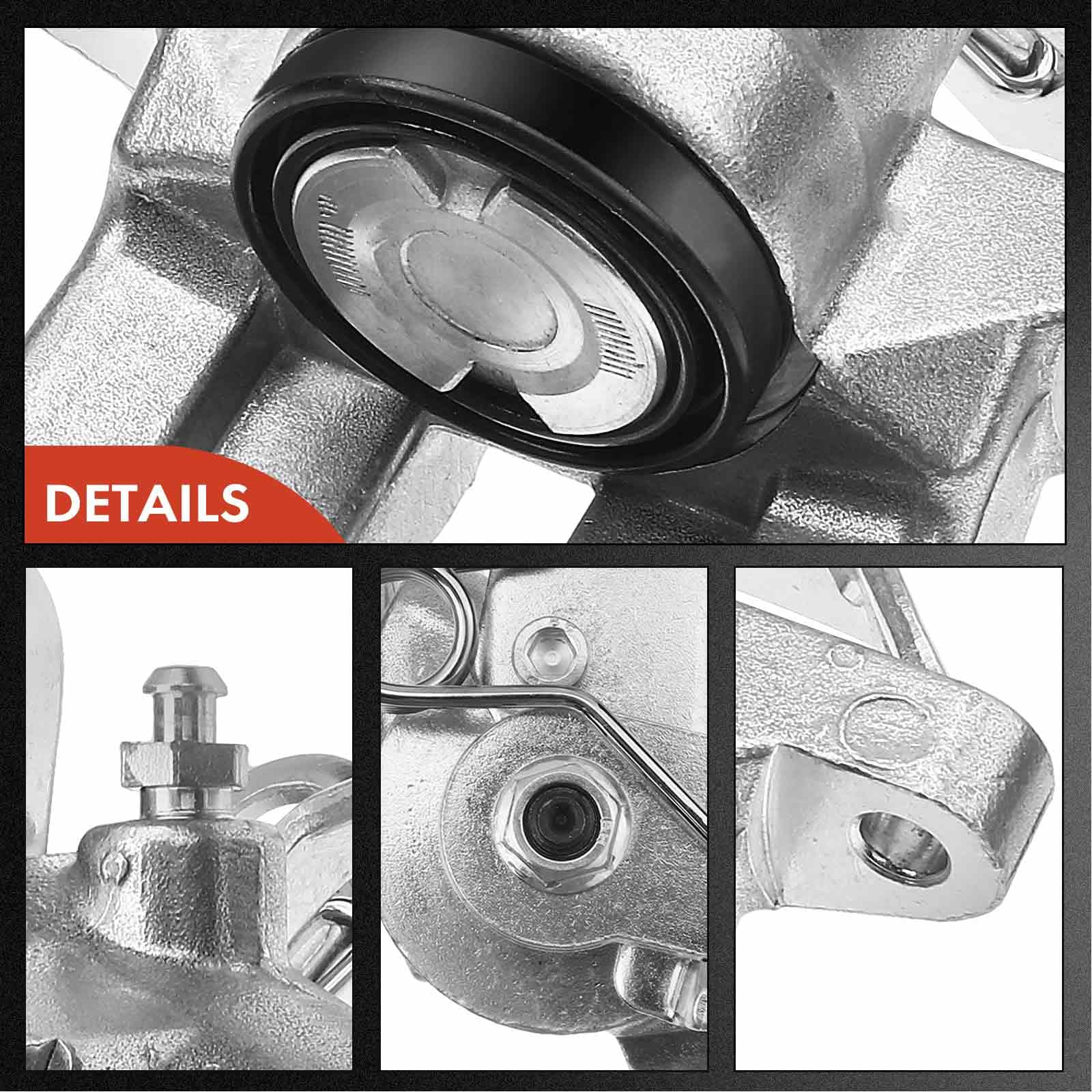 Frankberg Bremssattel Bremszange Hinten Links Aluminium Kompatibel mit Golf Plus Golf V Golf VI A3 O.c.t.a.v.i.a II Leon Altea Altea XL Toledo III Yeti Beetle Replace# 1K0615423J