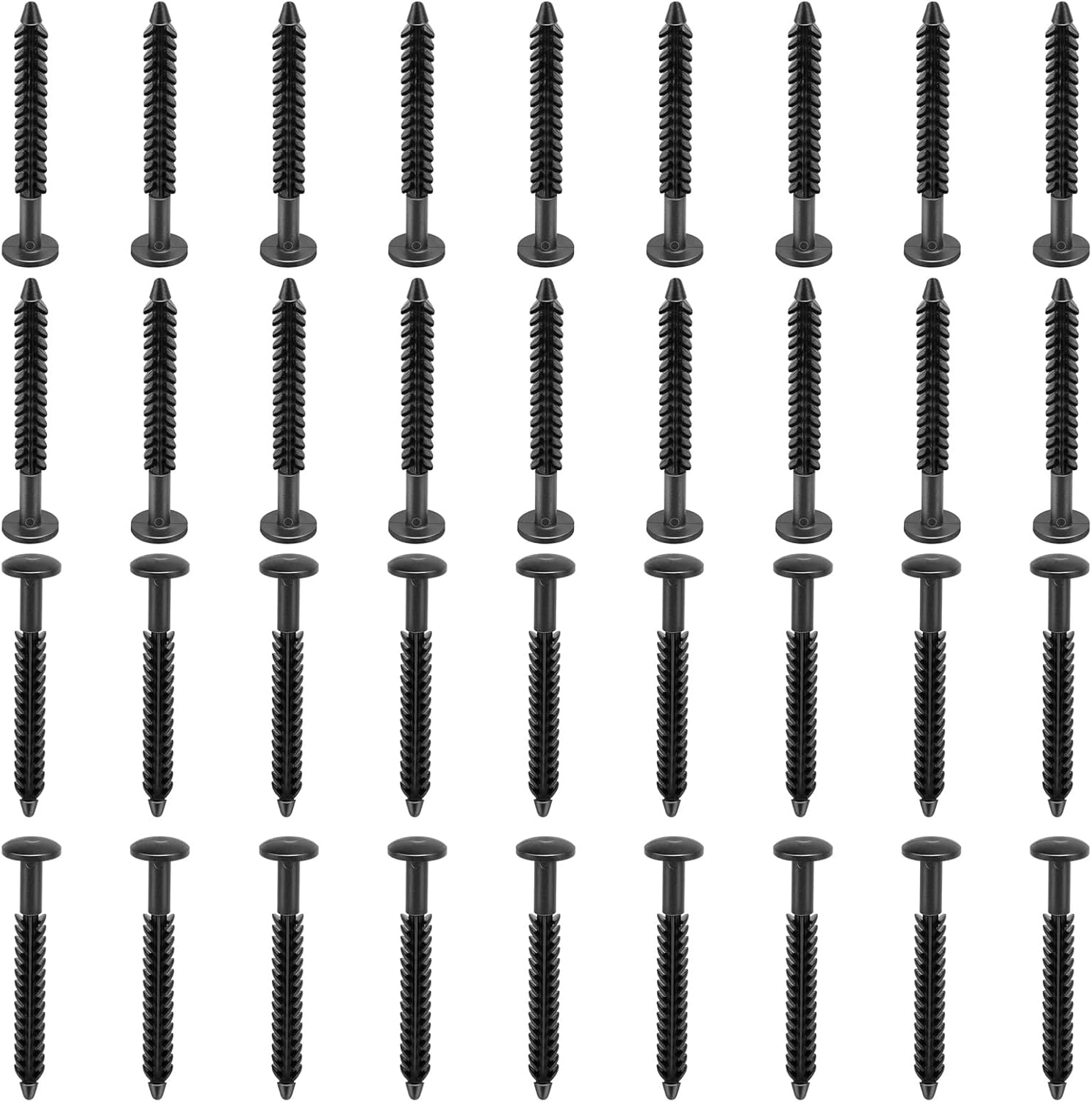 36Pcs Multipurpose Window Panel Anchors 3Inch Window Shutter Screws Fasteners Spikes Panel Pins Shutter Spikes Anchors