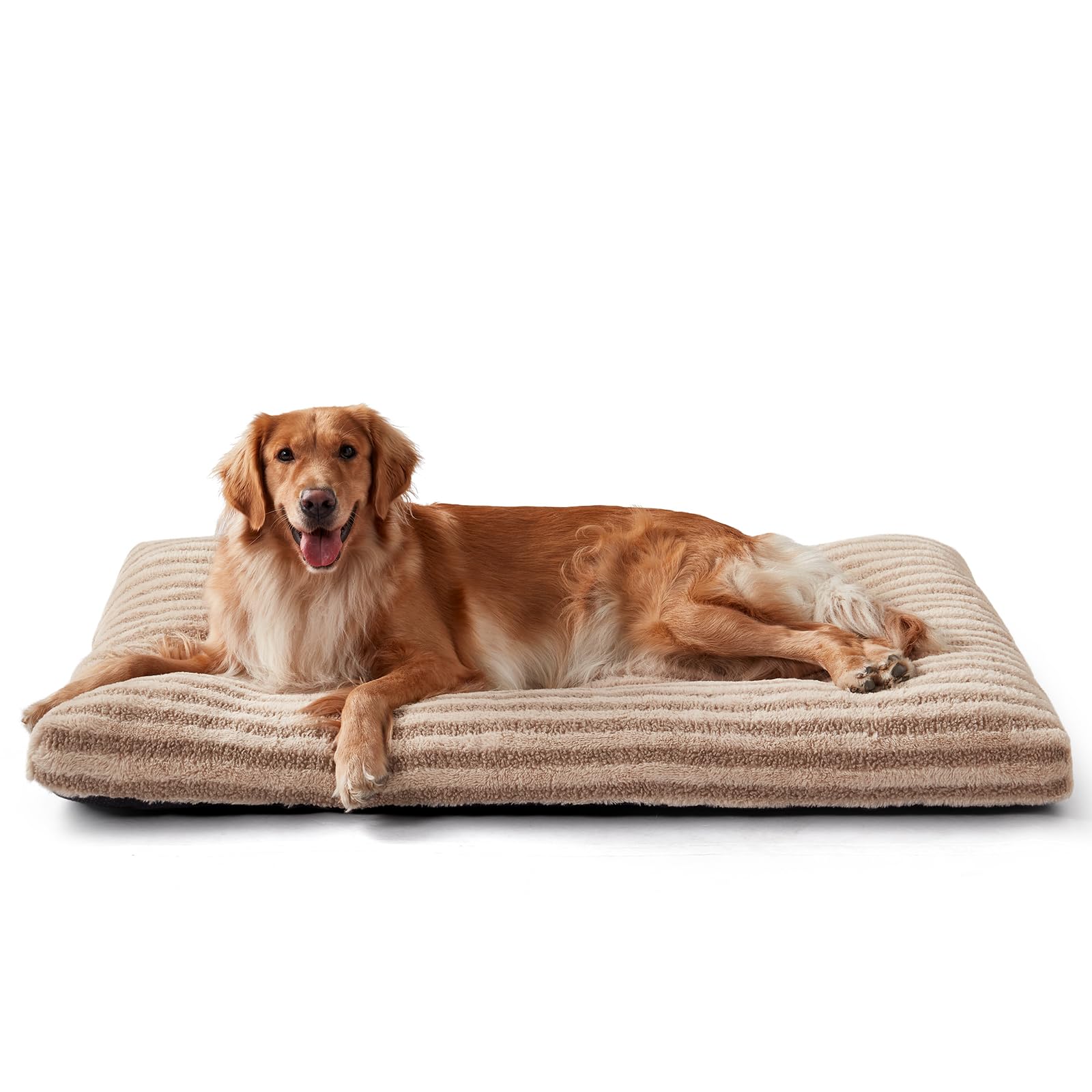 Pawk Large Dog Bed, XL Washable Dog Bed, Breathable Fluffy Soft Non-Slip Cushion for Dogs, 102 x 69 x 9 cm