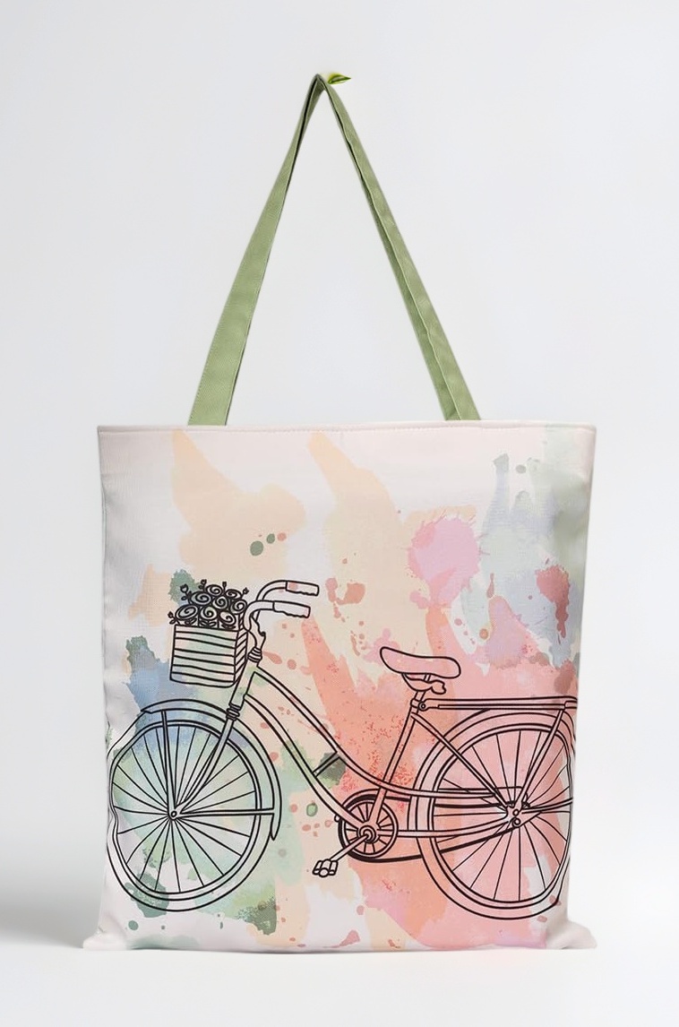 Canvas Tote Bag for Women - 1 Pc, Women Tote, Printed Canvas Tote Bag, Printed Tote, Stylish Bags