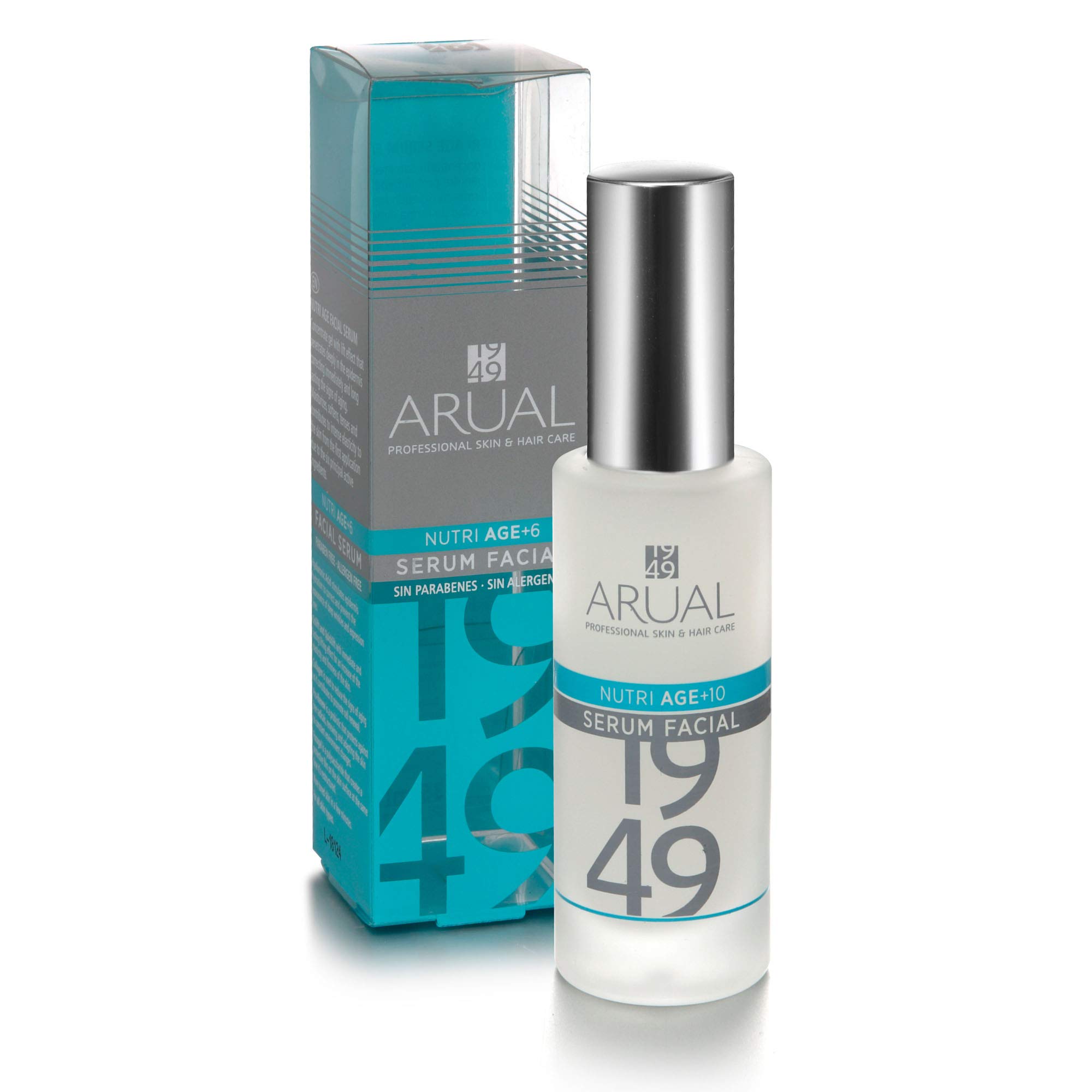 ARUAL Serum Facial 1949 Nutri Age Anti-Arrugas Ácido hialurónico y Colágeno, Verde, 35 Mililitros