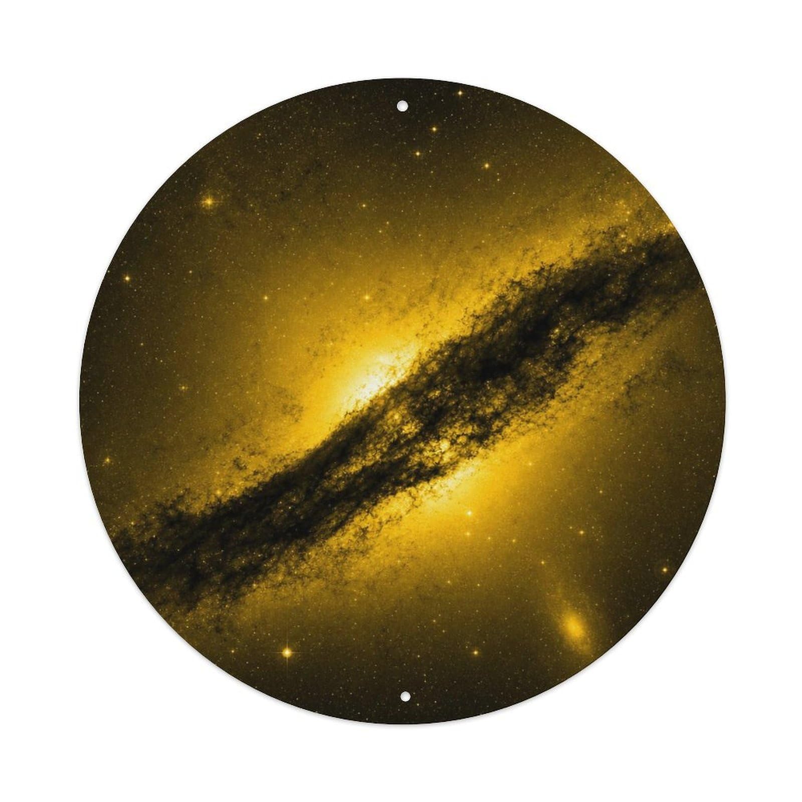 Okngb Style Orbit Study Centaurus A Galaxy Deep Space Cosmic Survey Metal Tin Sign Plaque Wall Decor For Cafe, Man Cave, Club Bar, Office, Home Garden Round Metal Poster 8X8inch