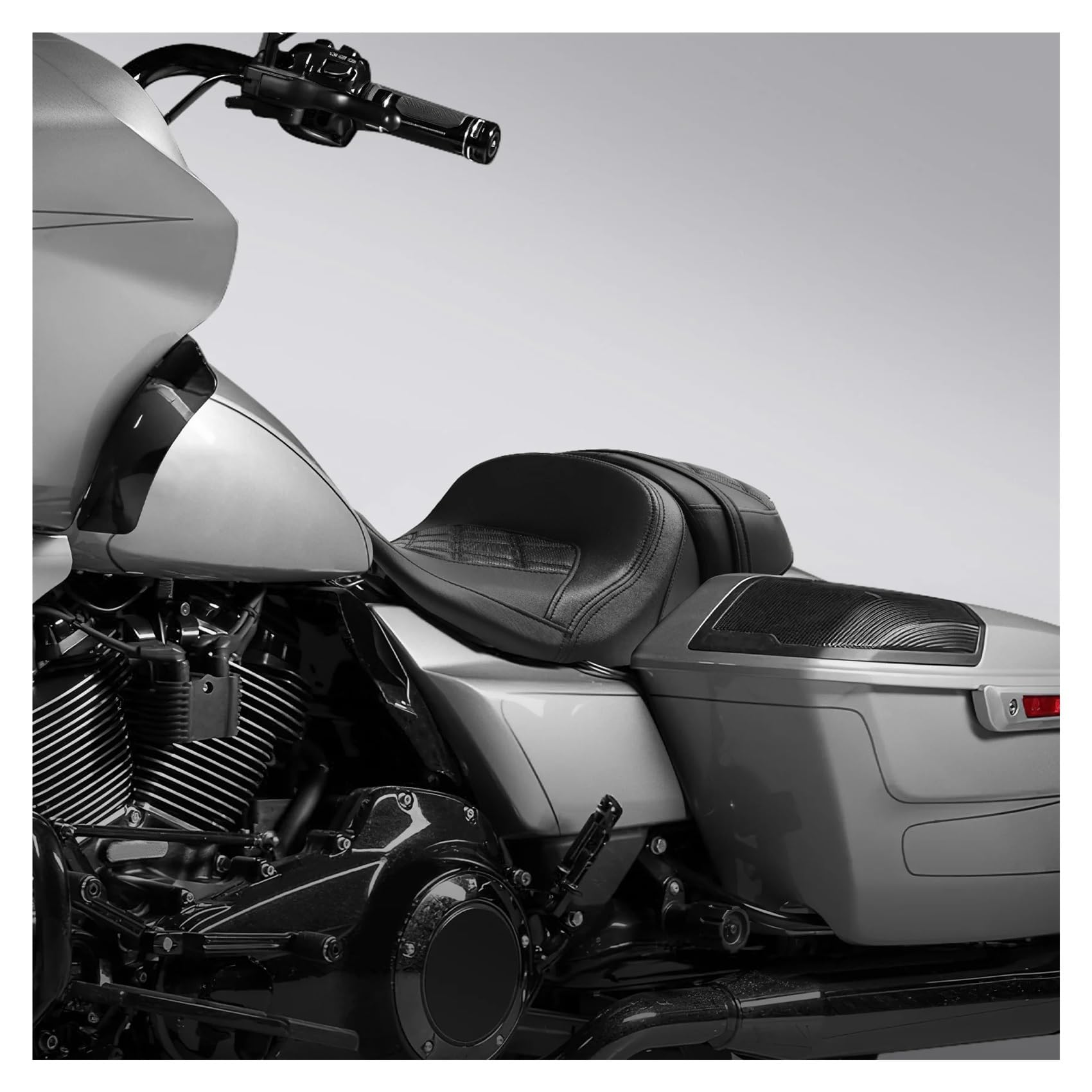 Motorrad sattel Fahrer- Und Beifahrersitz Für CVO Für Road Street Glide 2023–2024, Motorrad-Ersatzteile Und Komponenten
