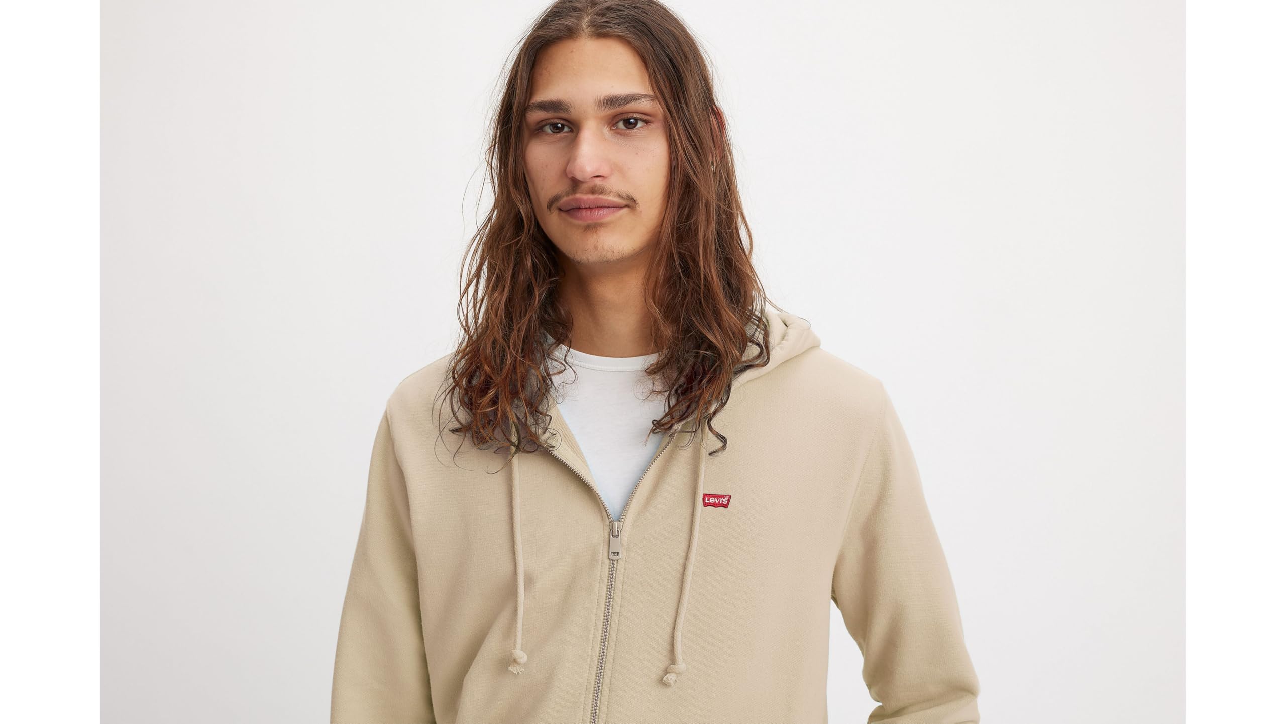 Levi’s Homme Sweat zippé Original en Coton avec Capuche