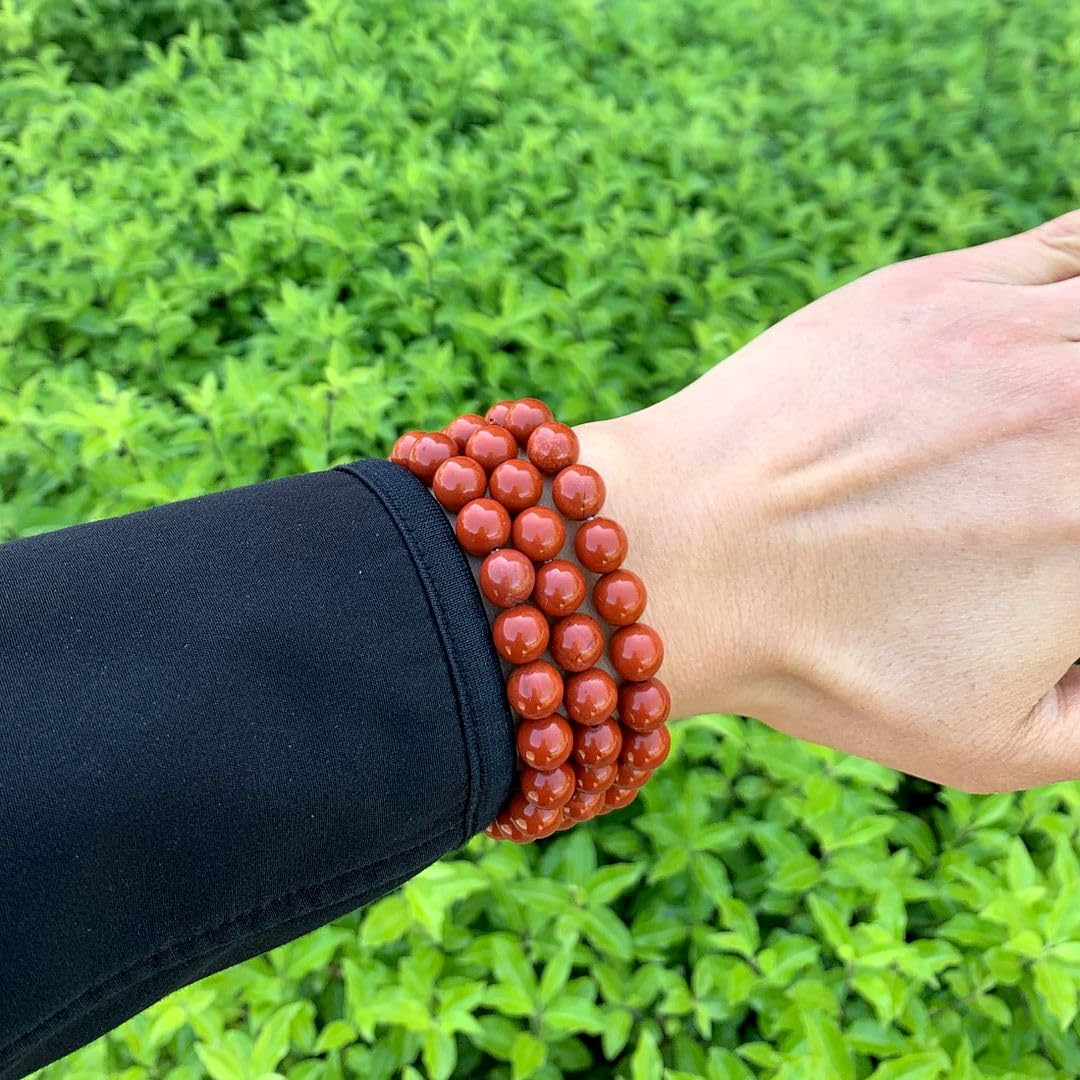 Adabele 1pc Natural Stretch Gemstone Bracelet 8mm (0.31") Bead 7 Inch to 8.5 inch Healing Crystal Energy Quartz Chakra Jewelry Women Unisex Birthday Gift - Image 10