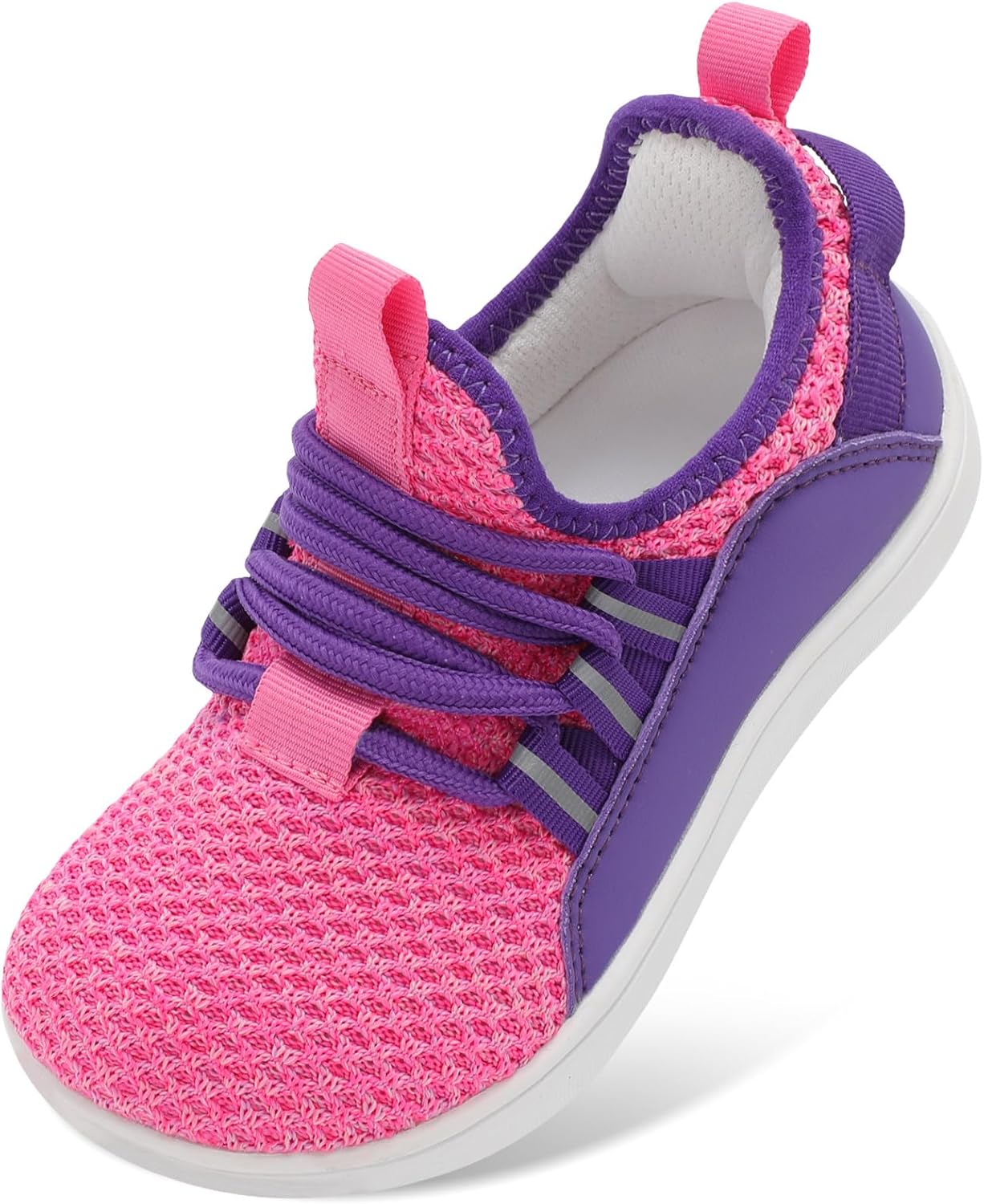 FEETCITY Toddler Shoes Girls Boys Wide Shoes Kids Barefoot Shoes Zero Drop Minimalist Sneakers Slip on Toddler Tennis Sneakers