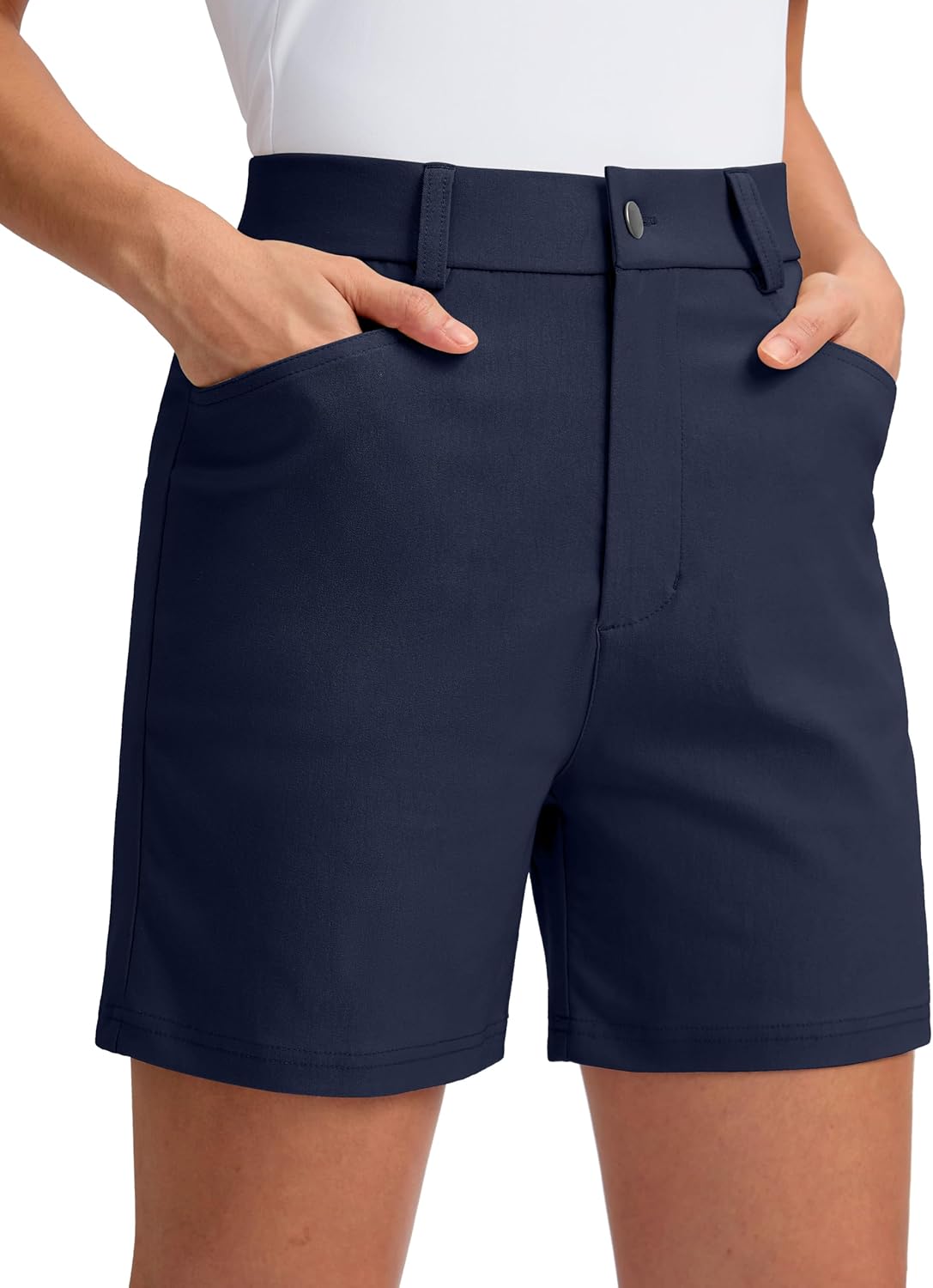 G Gradual 5" Women's Golf Shorts Stretchy Lightweight Outdoor Hiking Shorts with Pockets Shorts for Women Casual Summer