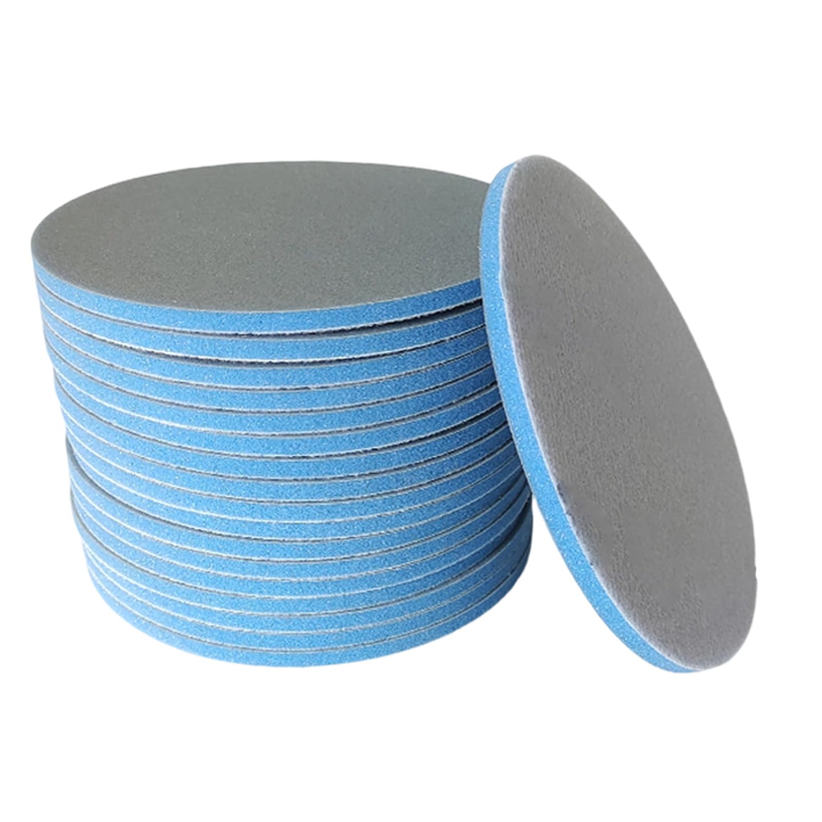 Ordinaryone 600 Mesh 20Pcs 6Inch Flexible Sponge Sandpaper 150Mm Round For Grinding Before Car Paint Polishing Grinding Accessoires Polishing Sandpaper For Metal