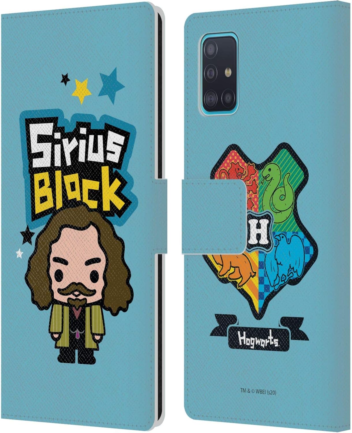 Head Case Designs Officially Licensed Harry Potter Sirius Black Deathly Hallows XXVIII Leather Wallet Case Compatible with Samsung Galaxy A51 (2019)