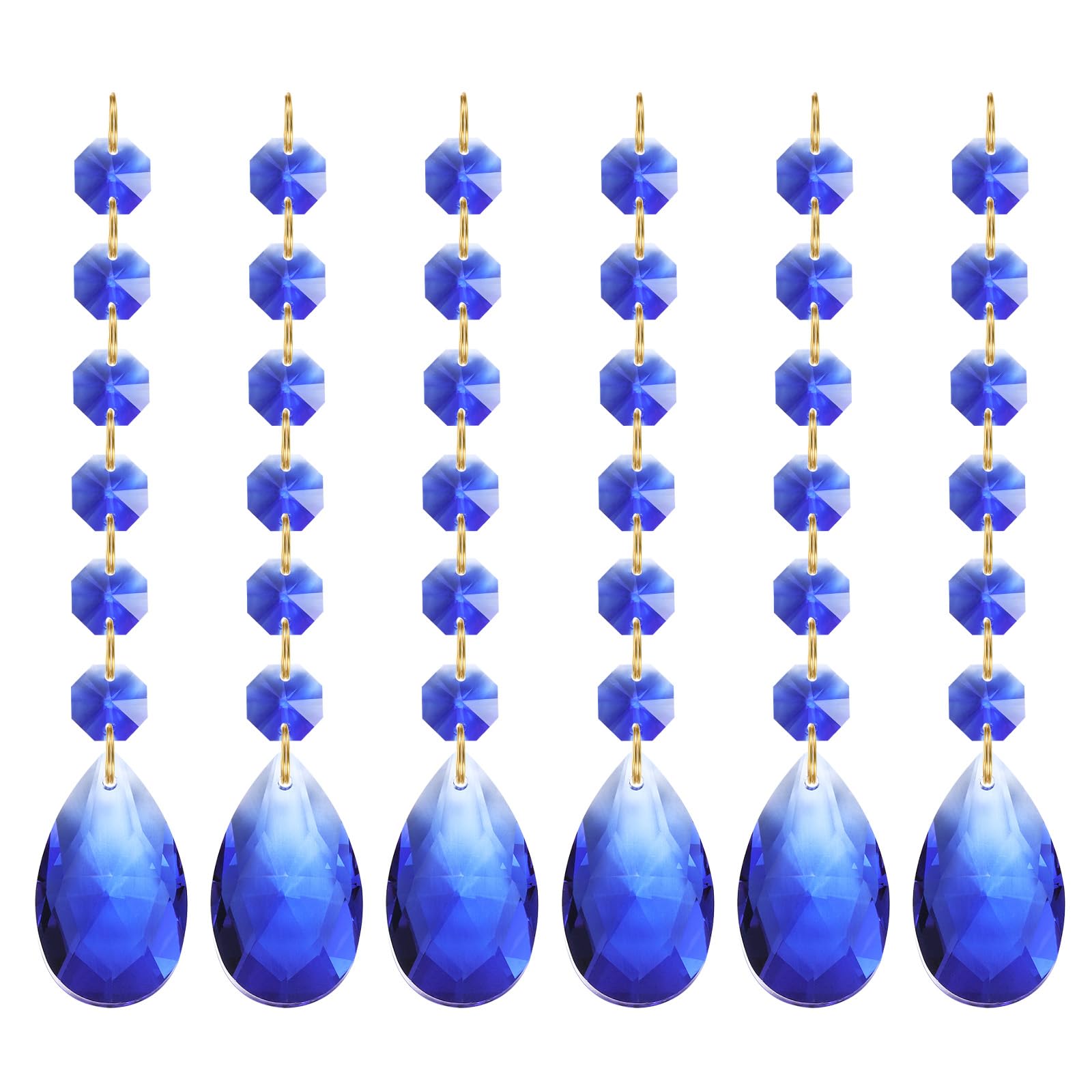 PATIKIL Teardrop Crystal Chandelier Pendants Beads