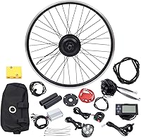 Vista 41 de Electric Bicycle Motor Kit, 48V 1000W/ 36V 250W/350W Bike Motor Kit Front/Rear Wheel E-Bike Conversion Kit Electric Bike Conversion Kit for 26"/20