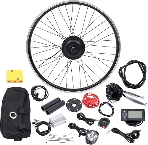 Miniatura 10 de Kit de conversión de rueda delanteratrasera de 36 V E-Bike Kit de motor de bicicleta eléctrica con pantalla LED Kit de motor sin engranajes sin