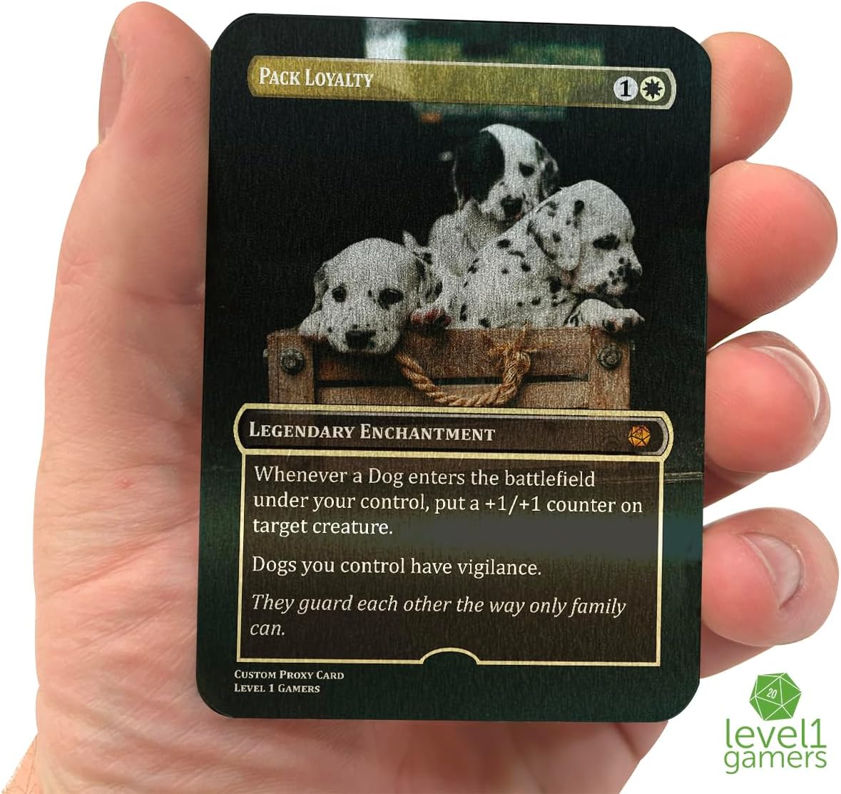 Custom Metal MTG Card – Personalized Magic Card Design on Brushed Aluminum – Create Your Own Unique Collectible Gift (Enchantment)