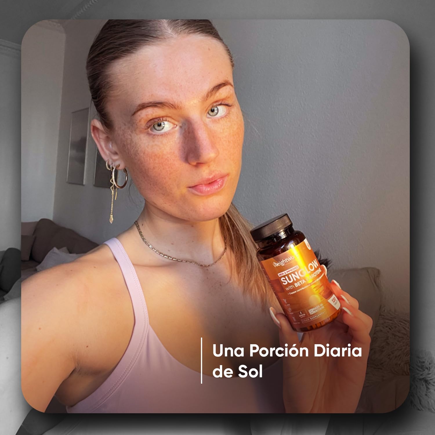 Sunglow Betacaroteno Complex - 120 Comprimidos con Zinc, Yodo, Vitamina B2 y B3 - Con Cobre que Contribuye a la Pigmentación Normal de la Piel (EFSA) - Apto para Veganos - 2 Meses de Suministro