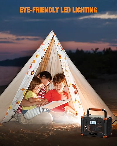 Miniatura 2 de GRECELL Estación de energía portátil de 1000 W con 2 paneles solares s100 W de 21.5 V, generador solar de 999 Wh con paneles incluidos, salida USB-C