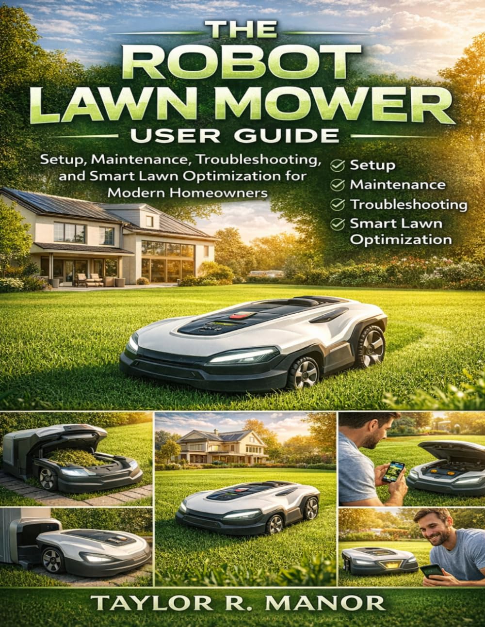 The Robot Lawn Mower User Guide: Setup, Maintenance, Troubleshooting, and Smart Lawn Optimization for Modern Homeowners